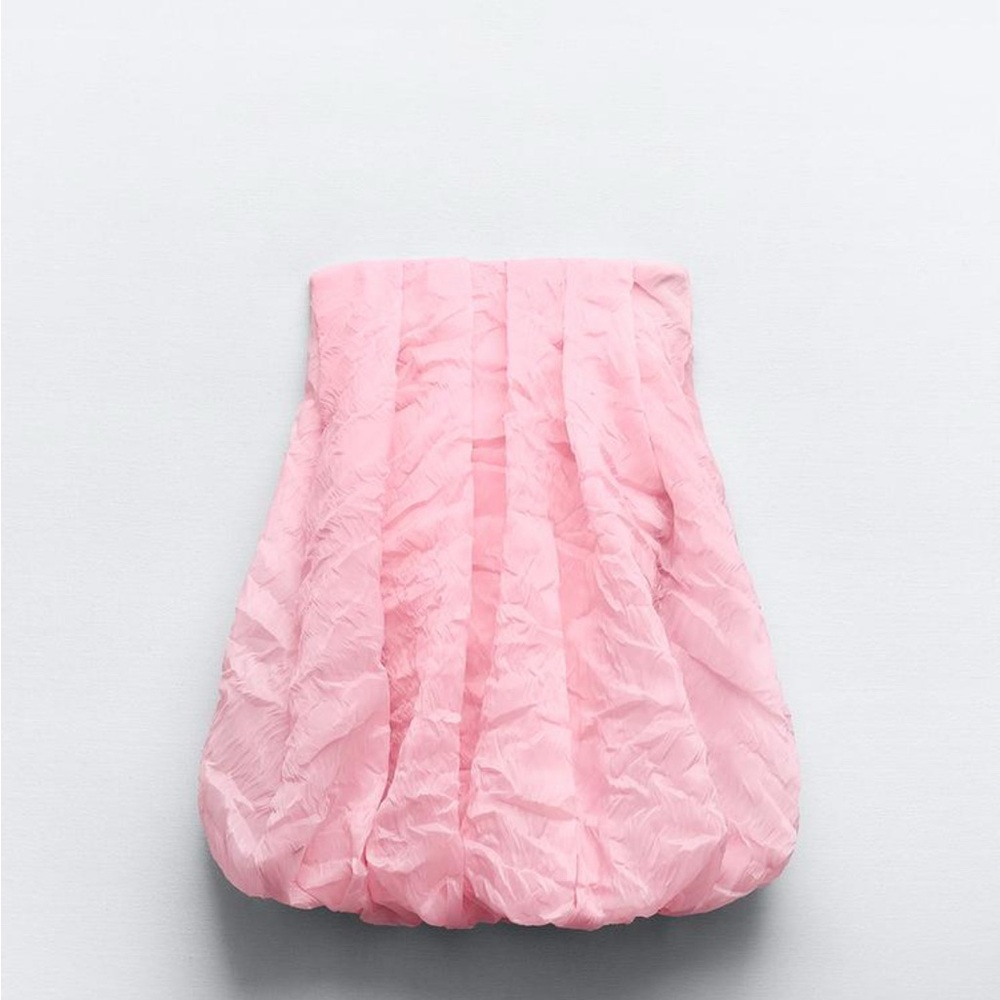 NWOT Zara Organza dress pink size L